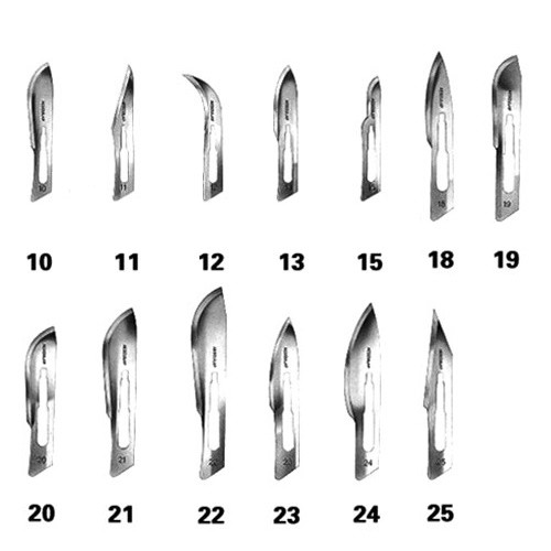 100 sterile Aesculap ® Skalpellklingen