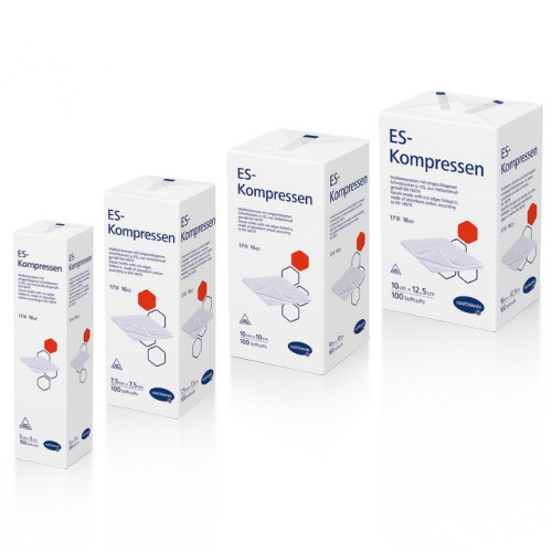 100 unsterile ES-Mull-Kompressen - 16fach