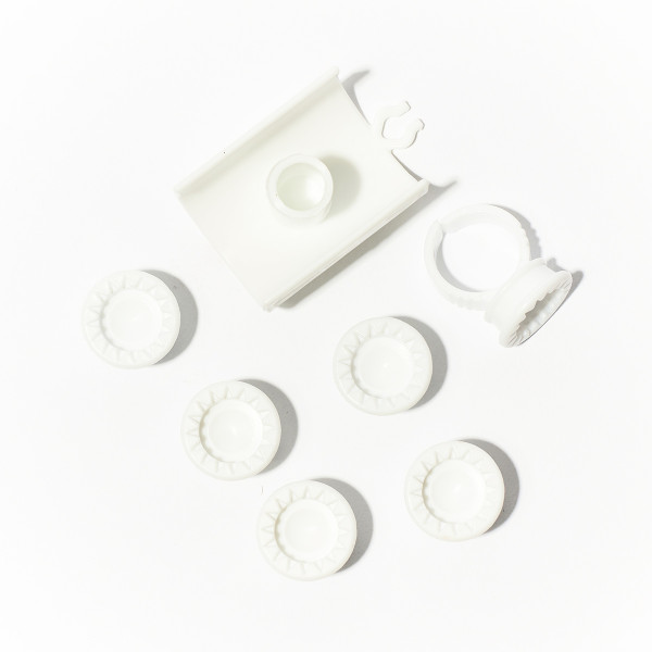 Wimpernring und 5 Becher - Set für Wimpernverlängerung