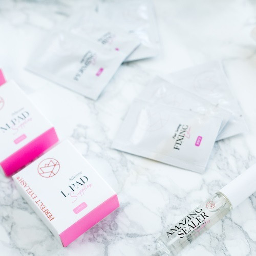 Eyelash lift starter set in bag form