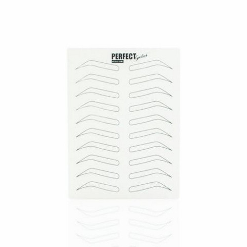 Eyebrow practice template